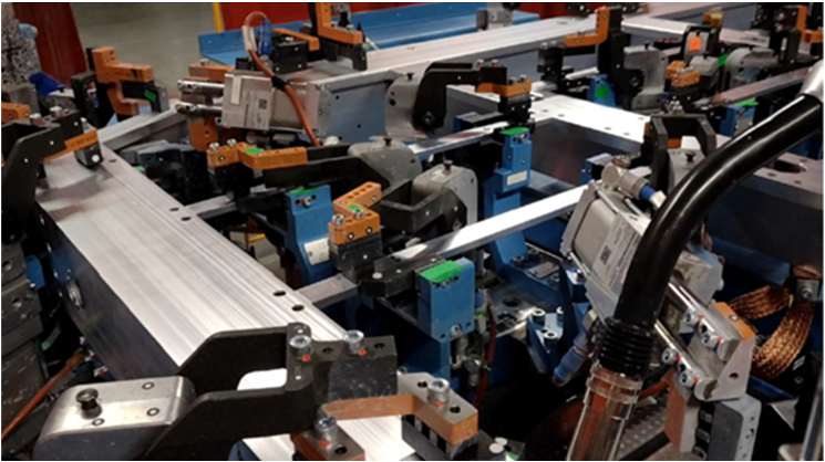 Fixture de soldadura automatizado